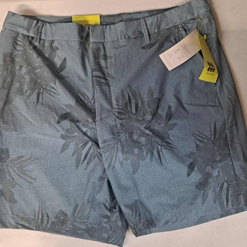 All In Motion Men’s Blue Golf Shorts sizes 36 and 38